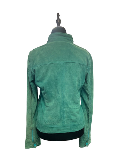 GAS SUEDE TEAL GREEN SUEDE JACKET | 8