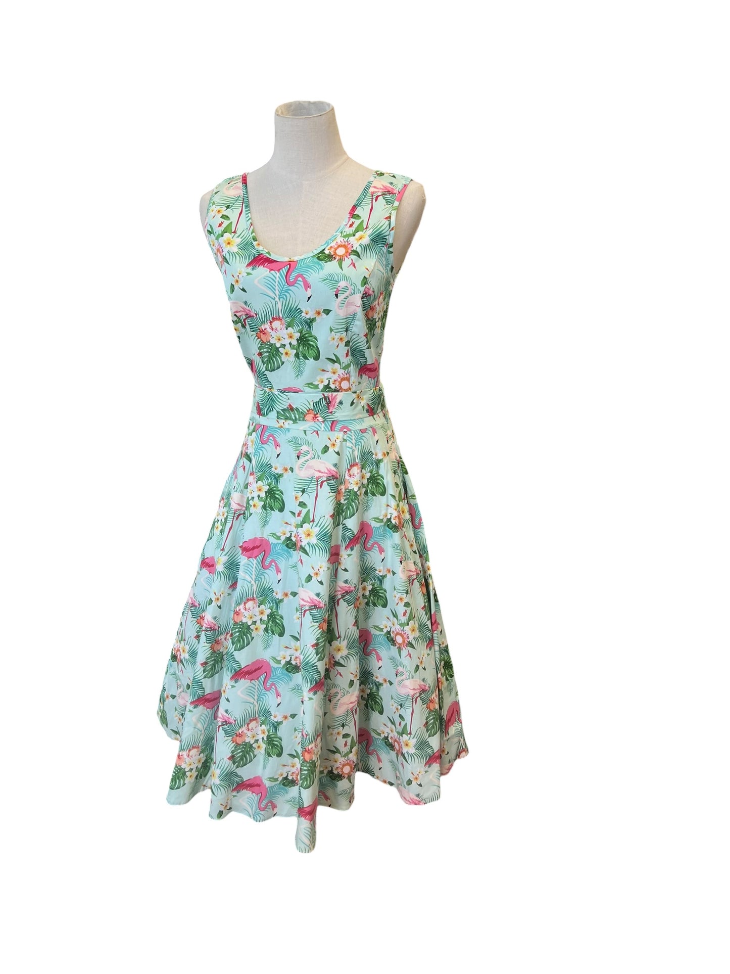 LADY VINTAGE FLAMINGO DRESS | 10