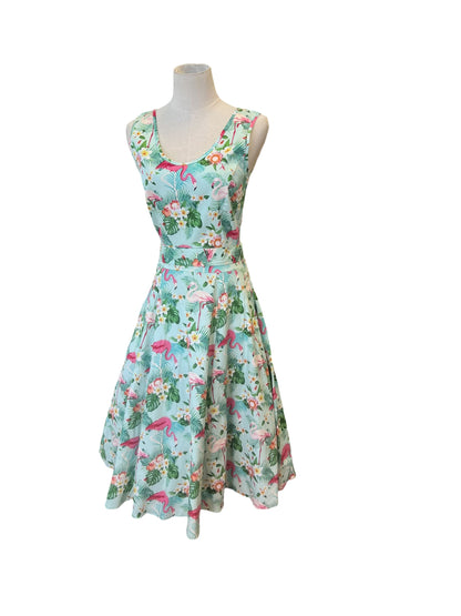 LADY VINTAGE FLAMINGO DRESS | 10