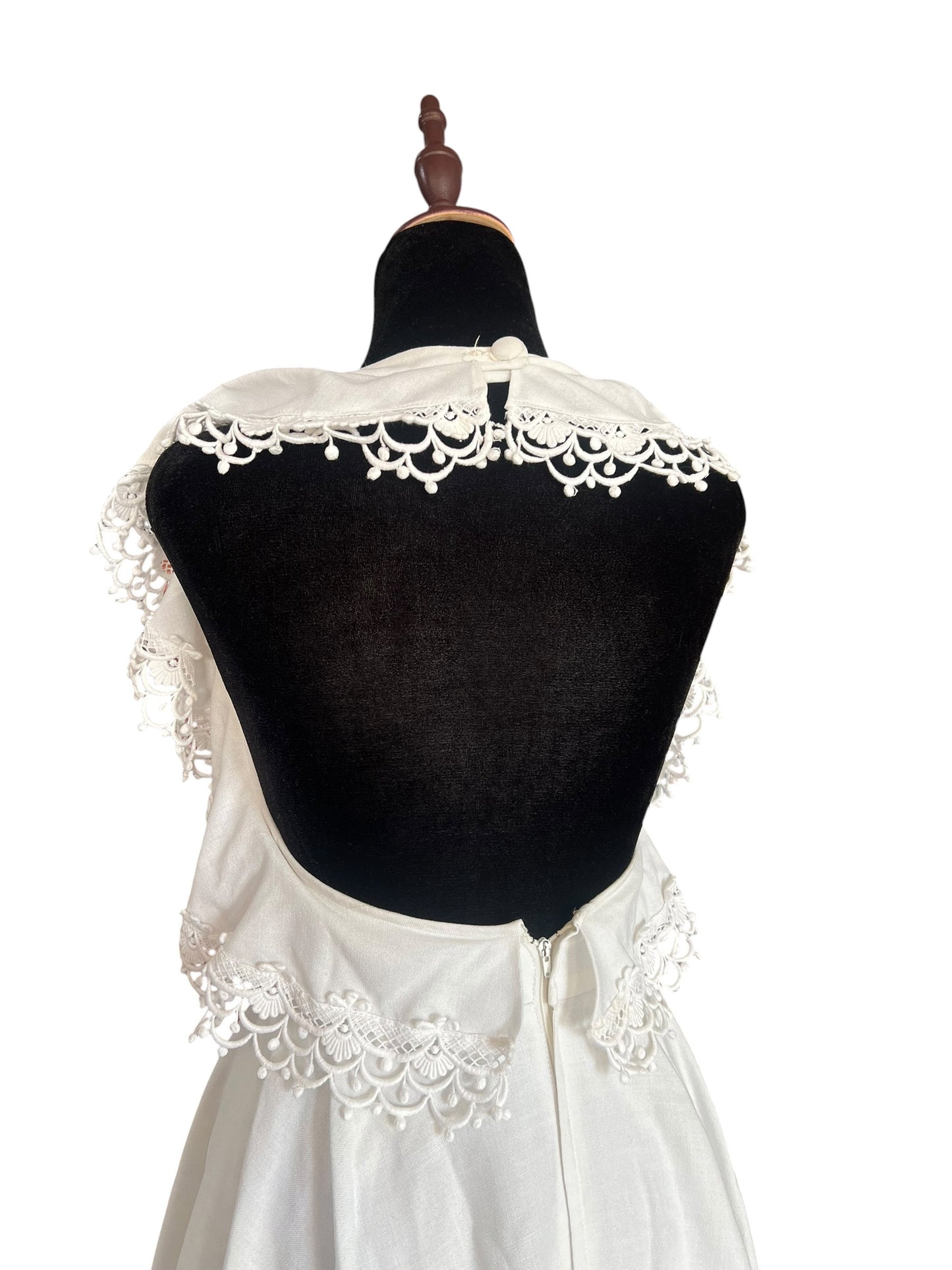 1970s WHITE DRESS | 4/6
