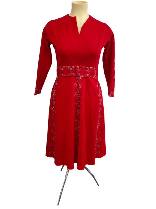 MARTI (AUS) VIBRANT 70S DRESS SZ 14