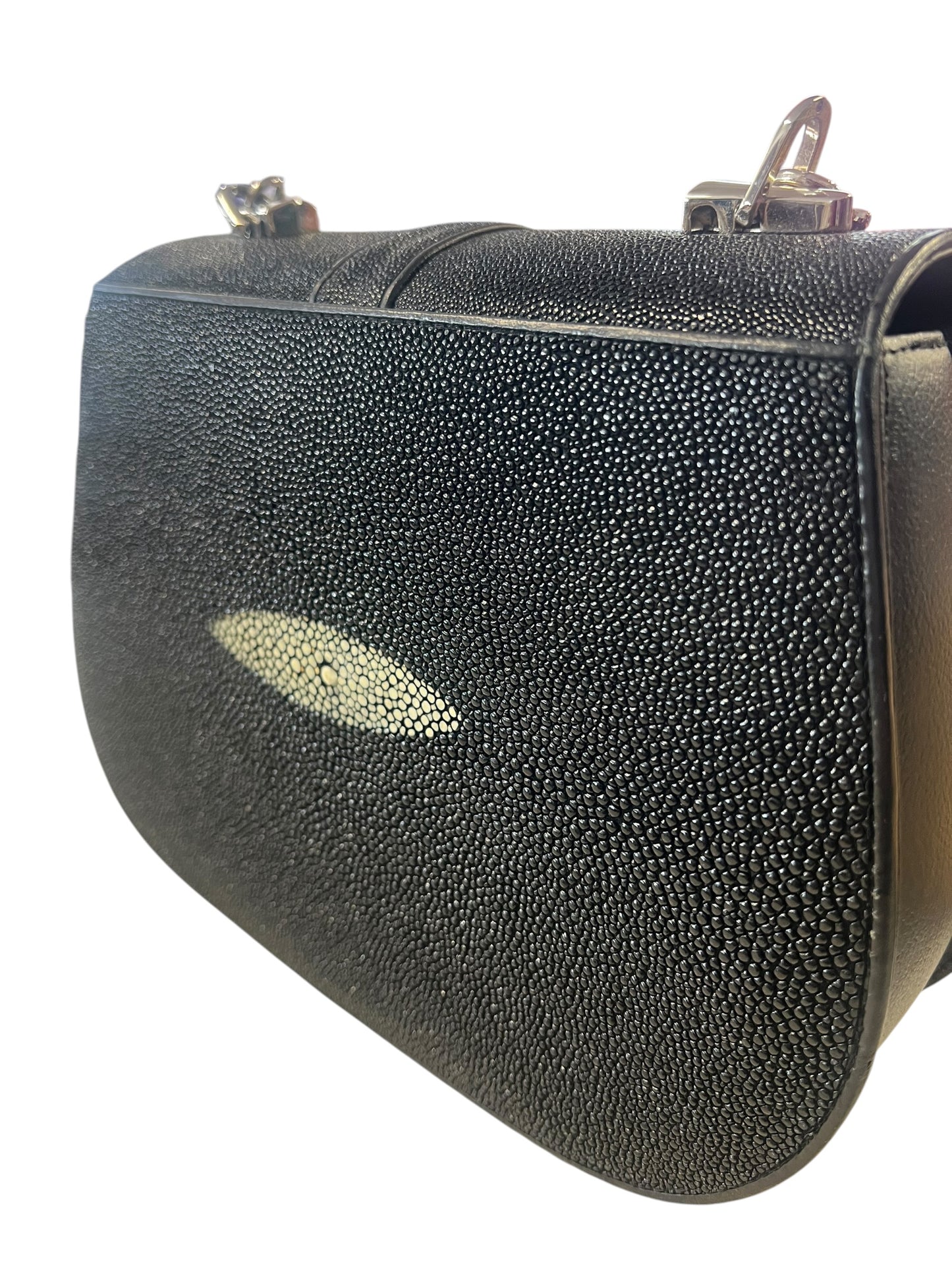 RARE STINGRAY LEATHER SHOULDER BAG