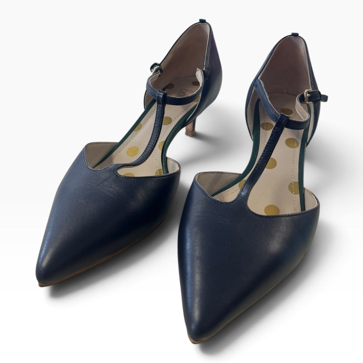 NAVY BODEN HEELS | 40/9
