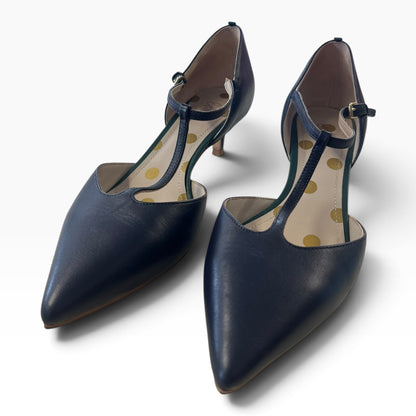 NAVY BODEN HEELS | 40/9