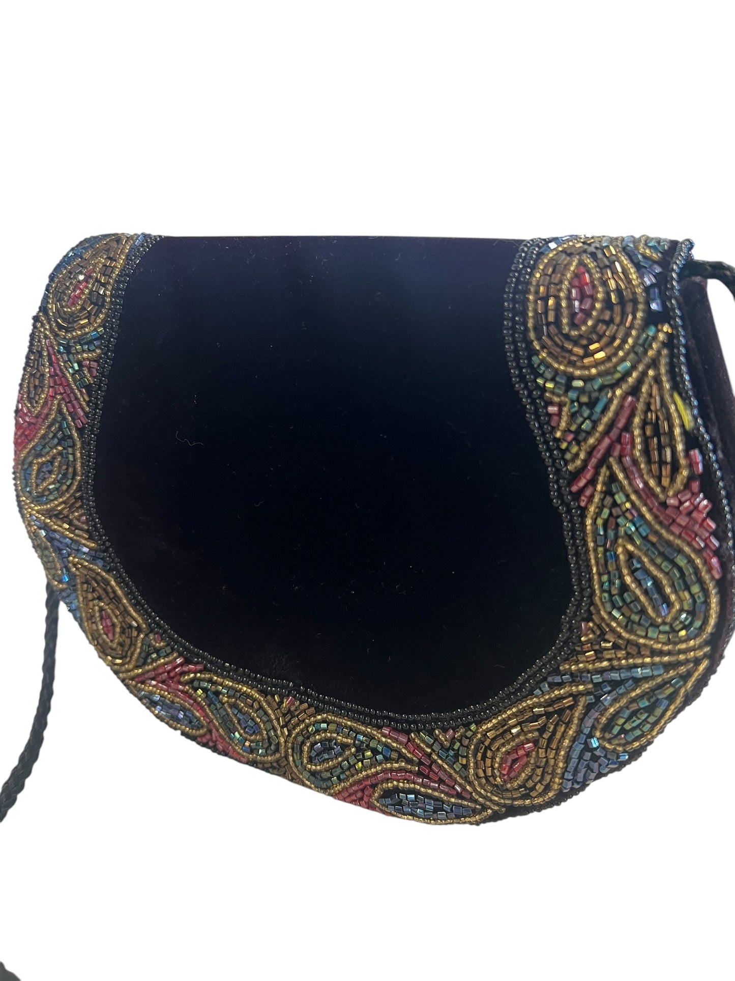 VELVET SHOULDER BAG