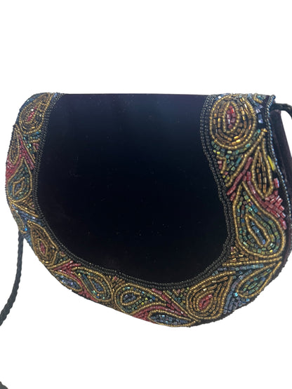 VELVET SHOULDER BAG