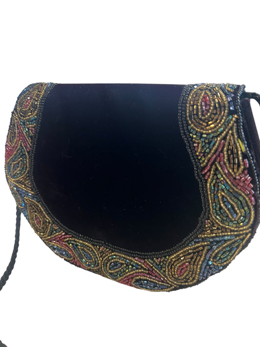 VELVET SHOULDER BAG