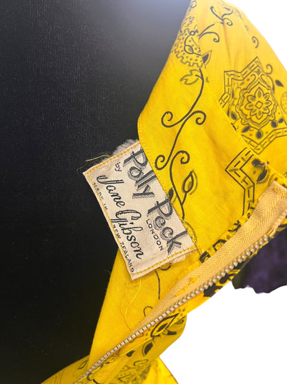 POLLY PECK YELLOW 1950s DRESS | 10