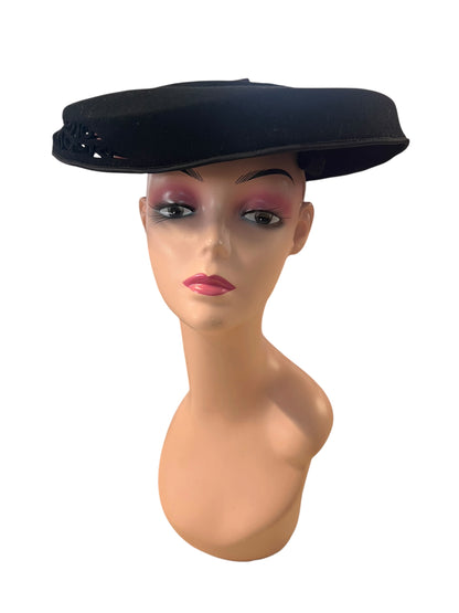 BLACK VINTAGE HAT