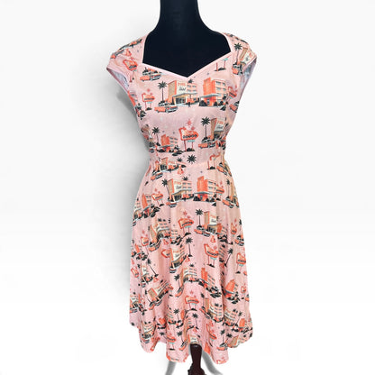 LAURINA JEAN PINK HOTEL DRESS | 14