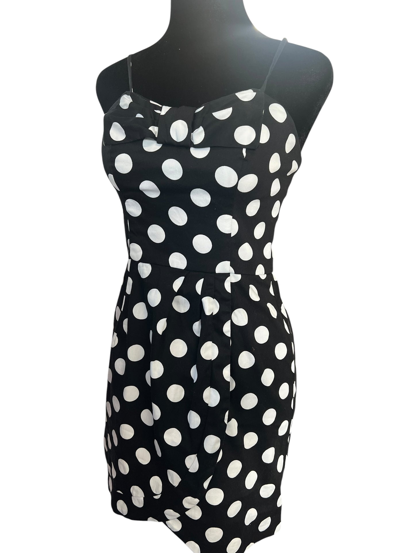 MISS ANNE POLKADOT MINI DRESS | 10