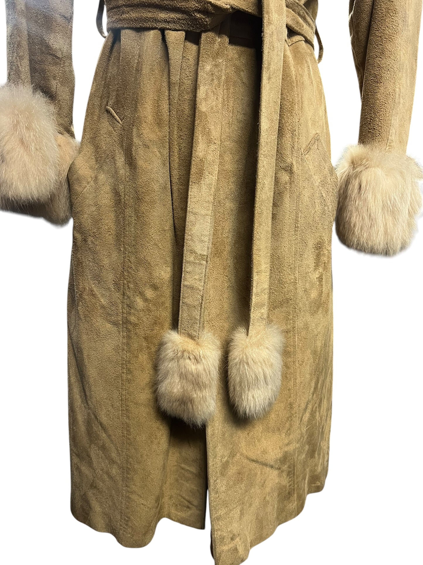 MOONEY SUEDE & FUR COAT | 8