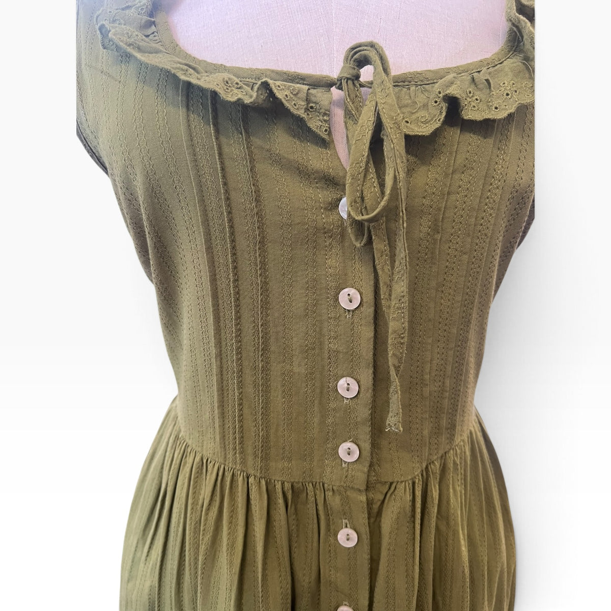 PRINCESS HIGHWAY GREEN TIERED DRESS | 8