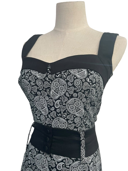 SWITCHBLADE STILETTO PAISLEY DRESS | M10