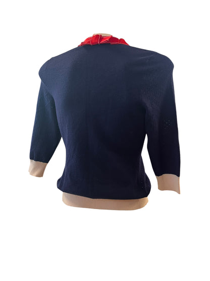 ALLANAH HILL NAVY CARDIGAN  | 8