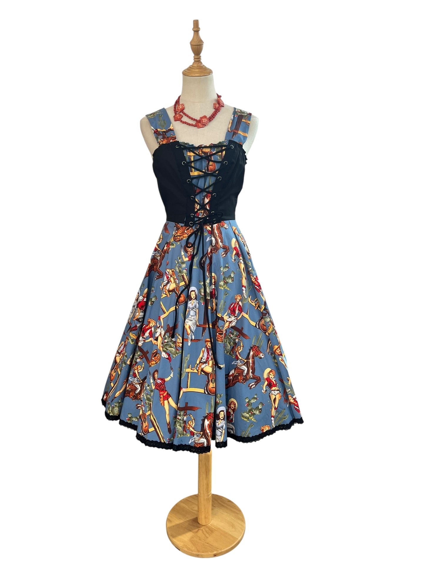 CORSETED COWGIRL DRESS | 12