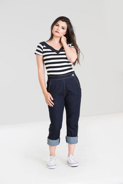 HELL BUNNY BLUE JEANS | 10
