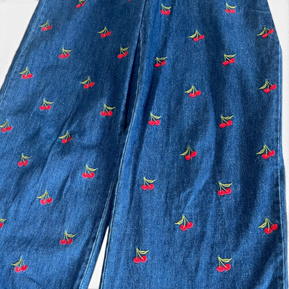 DENIM CHERRY OVERALLS | 10