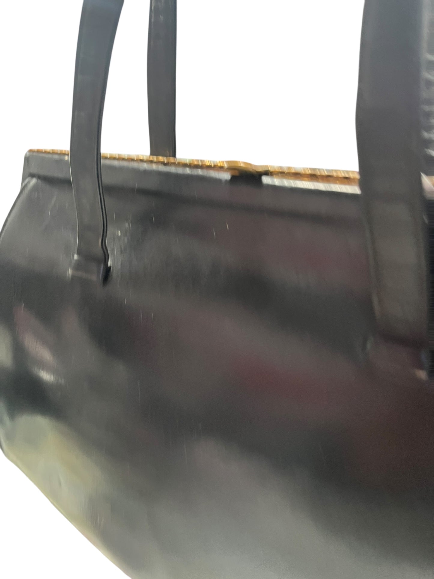 FASSBENDER BLACK LEATHER HANDBAG