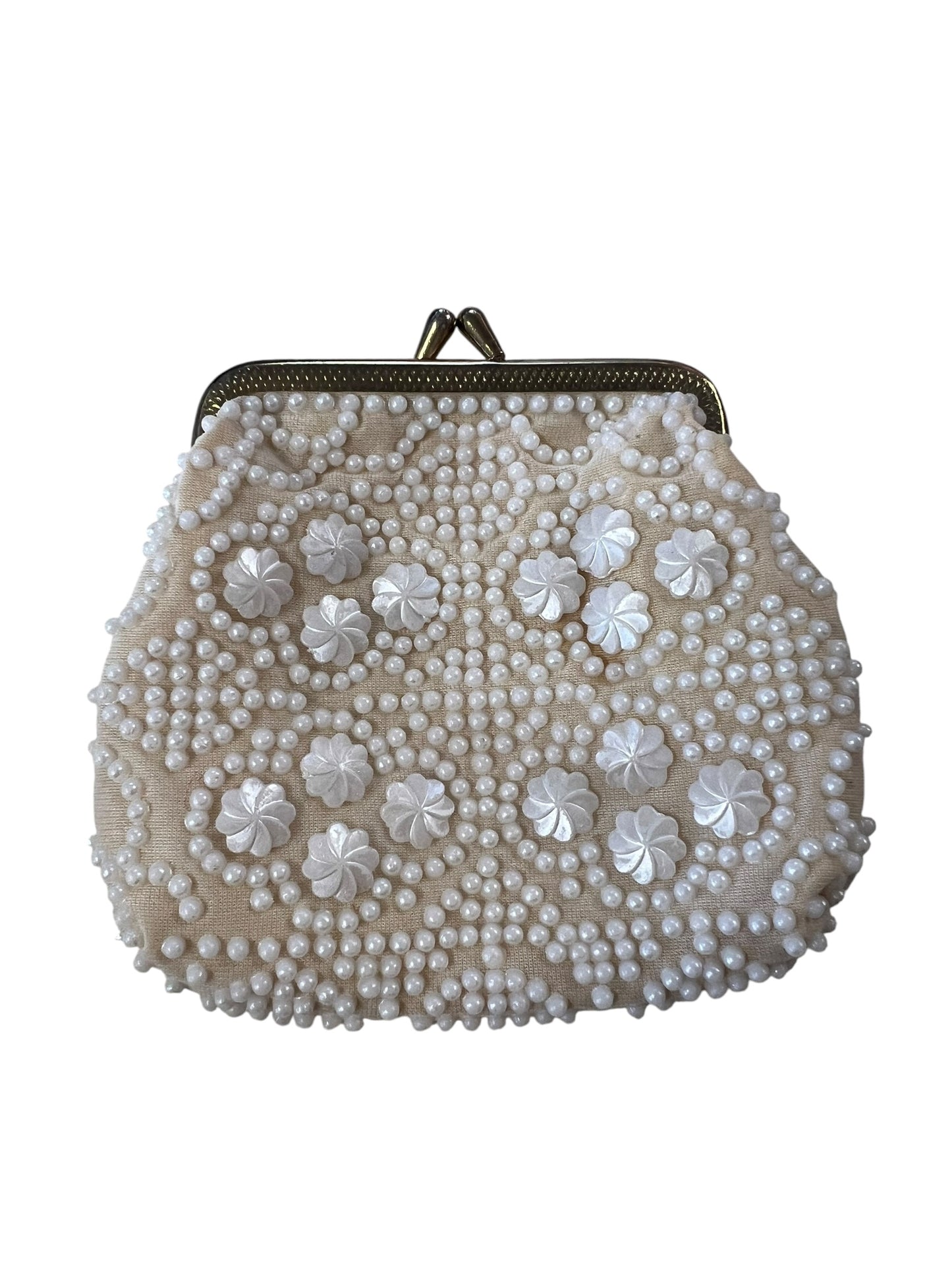 CREAM WHITE 70s PURSE
