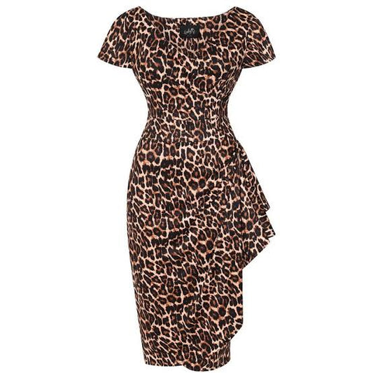 LADY V ELSIE LEOPARD DRESS SZ 20
