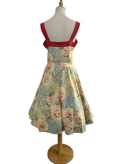 DEVOL PASTEL GARDEN DRESS sz L/12