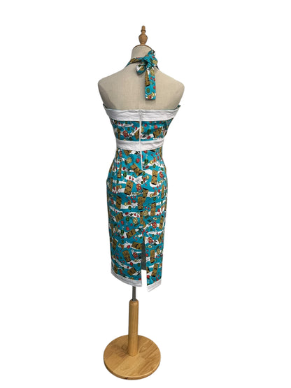 COLLECTIF TIKI PENCIL DRESS SZ 12