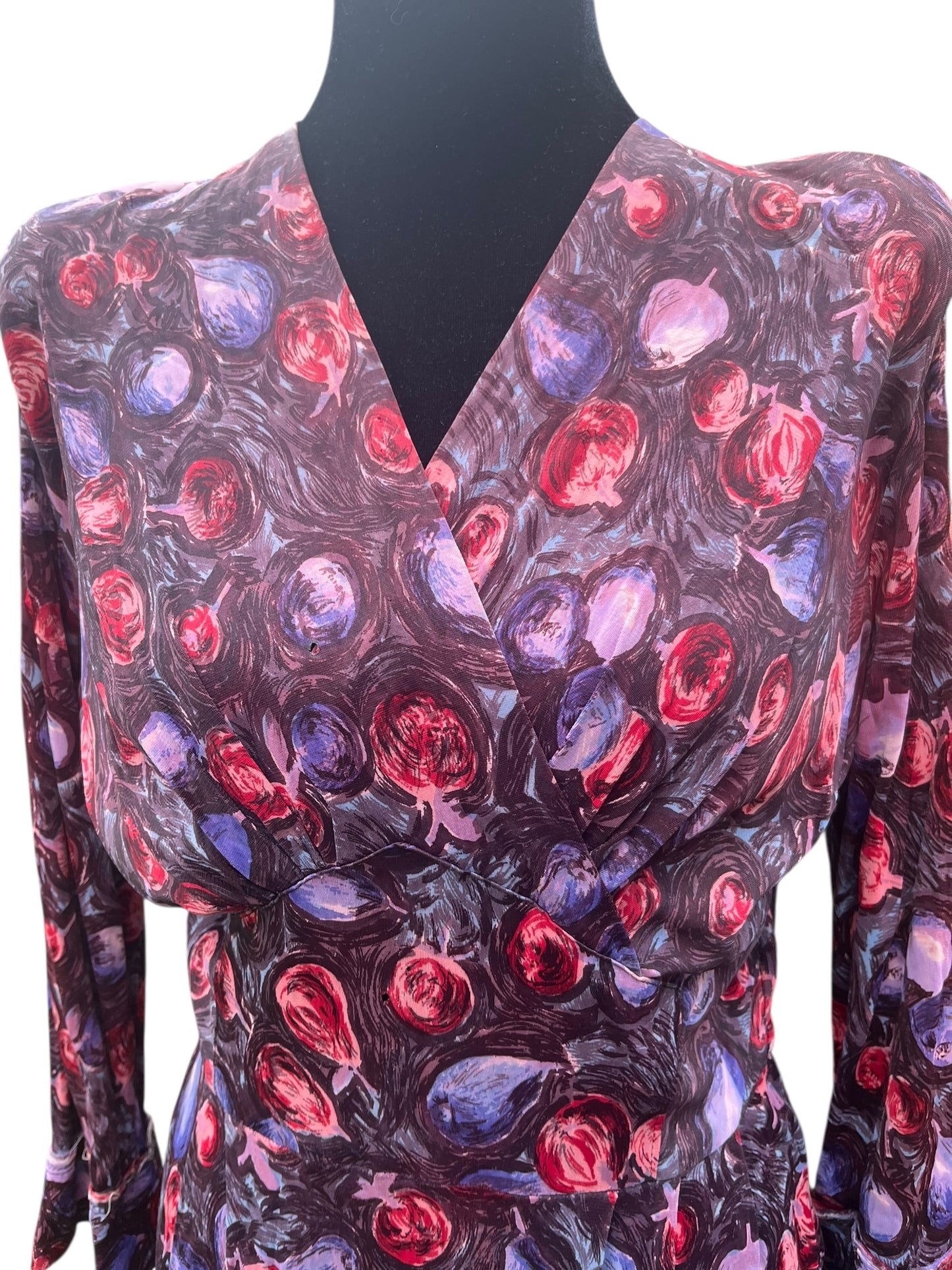 1940s WOUNDED BIRD DRESS| 8