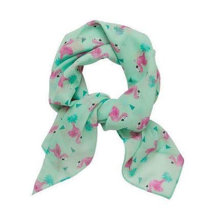 FLAMINGO HEAD SCARF