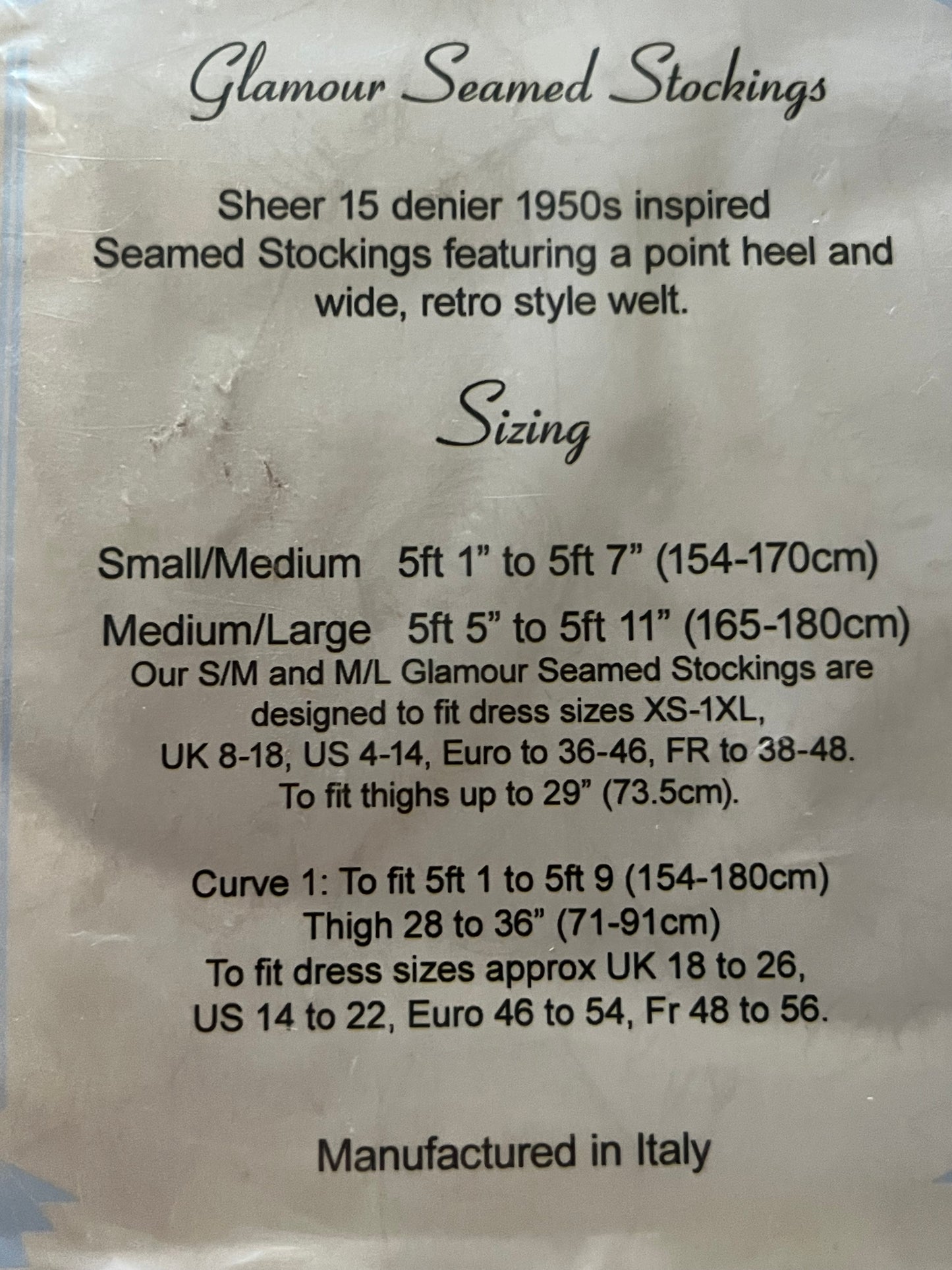WHAT KATIE DID SEAMED STOCKINGS