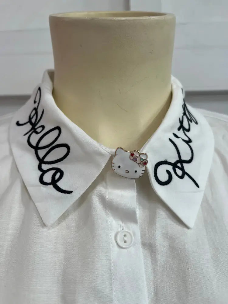 MODCLOTH FOR HELLO KITTY SHIRT SZ L/14