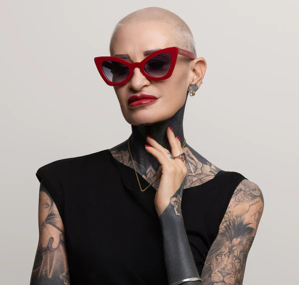 THE WOMB  RED SUNGLASSES