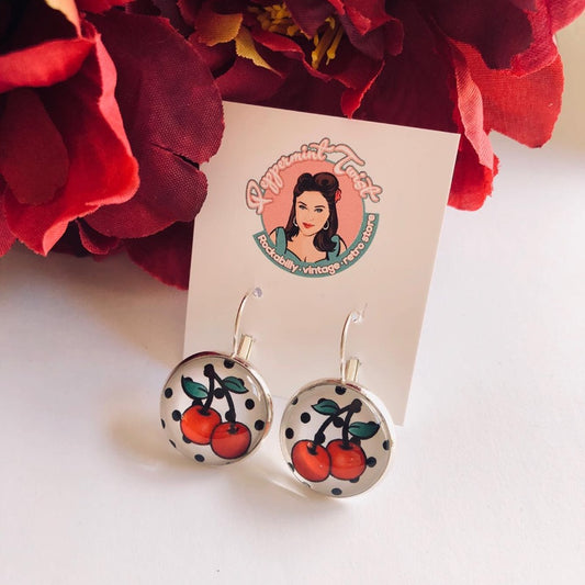 RED CHERRY EARRINGS