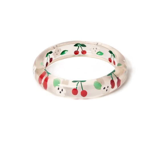 MIDI DUCHESS CHERRY CLEAR BANGLE