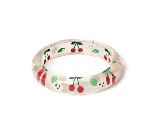 MIDI DUCHESS CHERRY CLEAR BANGLE