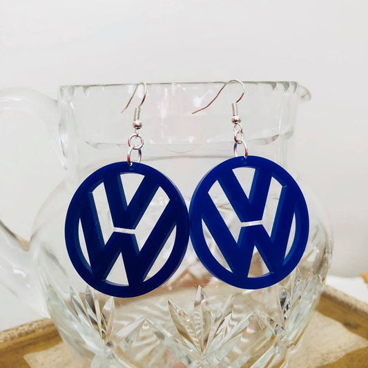 BLUE VW EARRINGS