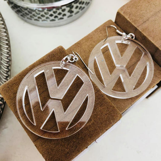 CLEAR VW EARRINGS