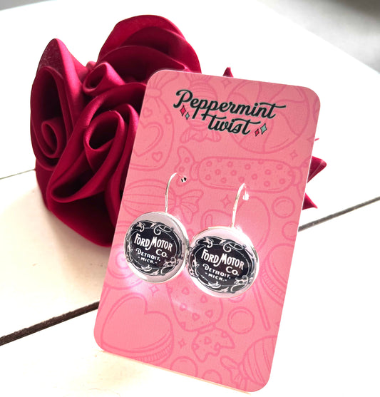 RETRO FORD EARRINGS