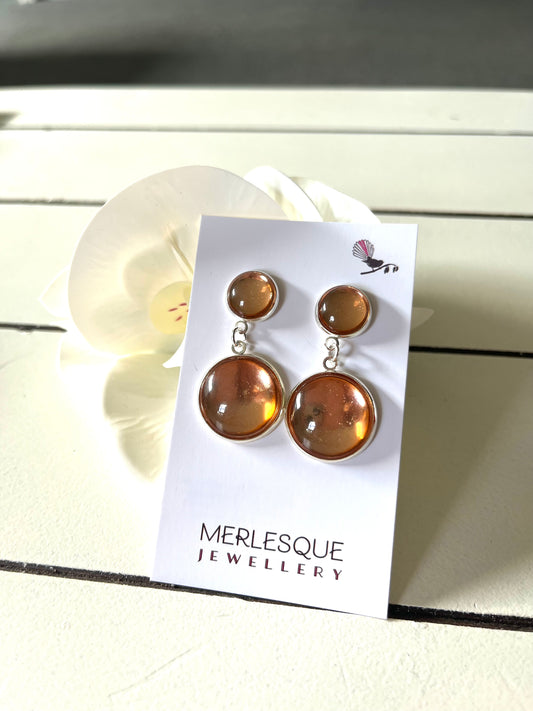 ROSE GOLD DROP EARRINGS