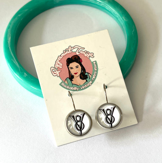 V8 12mm Earrings