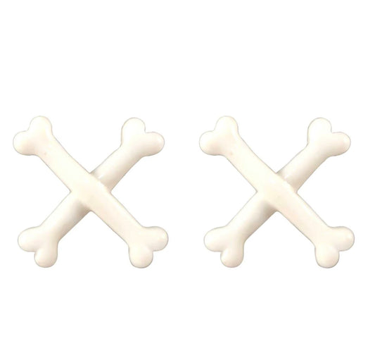 WHITE BONE STUDS
