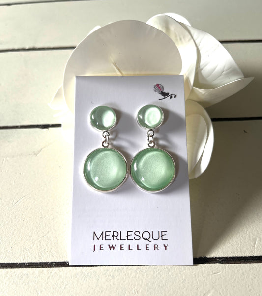 MINT DROP EARRINGS